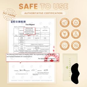 Chứng nhận Miếng dán mũi Focallure lột mụn đầu đen